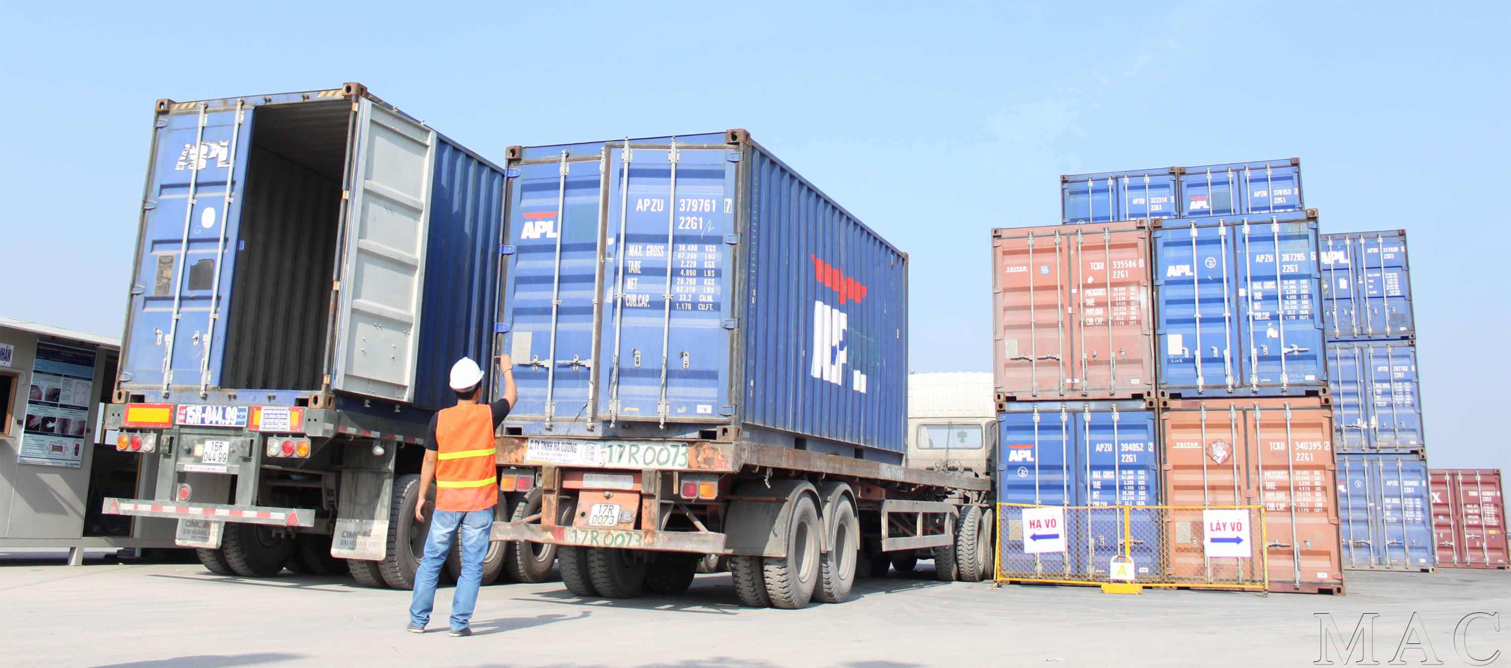 vận tải container 20hc và 40hc